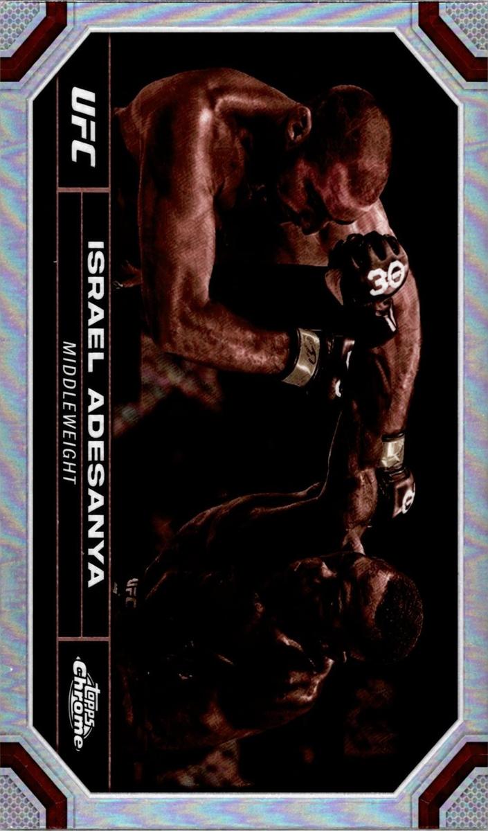 2024 Israel Adesanya [Sepia Refractor] #81