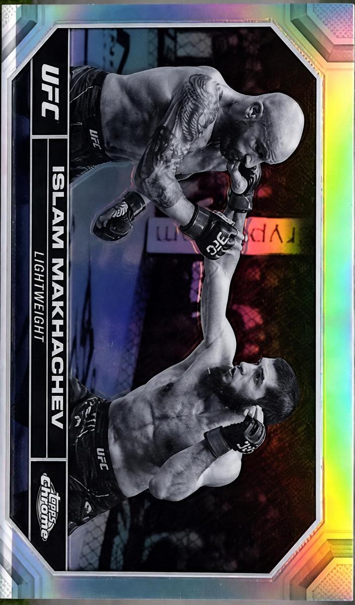2024 Islam Makhachev [Negative Refractor] #80