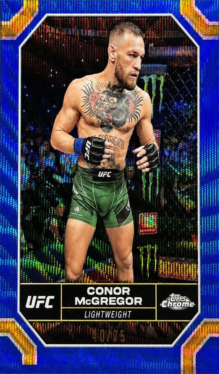 2024 Conor McGregor [Blue Wave Refractor] #49