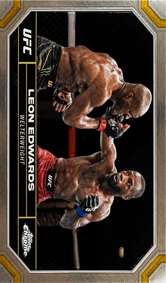 2024 Leon Edwards [Aqua Refractor] #115