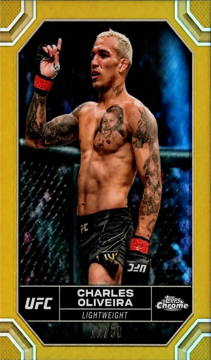 2024 Charles Oliveira [Gold Refractor] #42