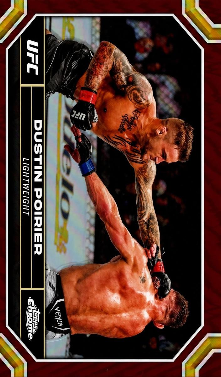 2024 Dustin Poirier [Magenta Refractor] #64