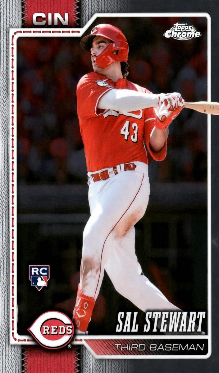 Sal Stewart 2026 Topps Chrome Baseball card
