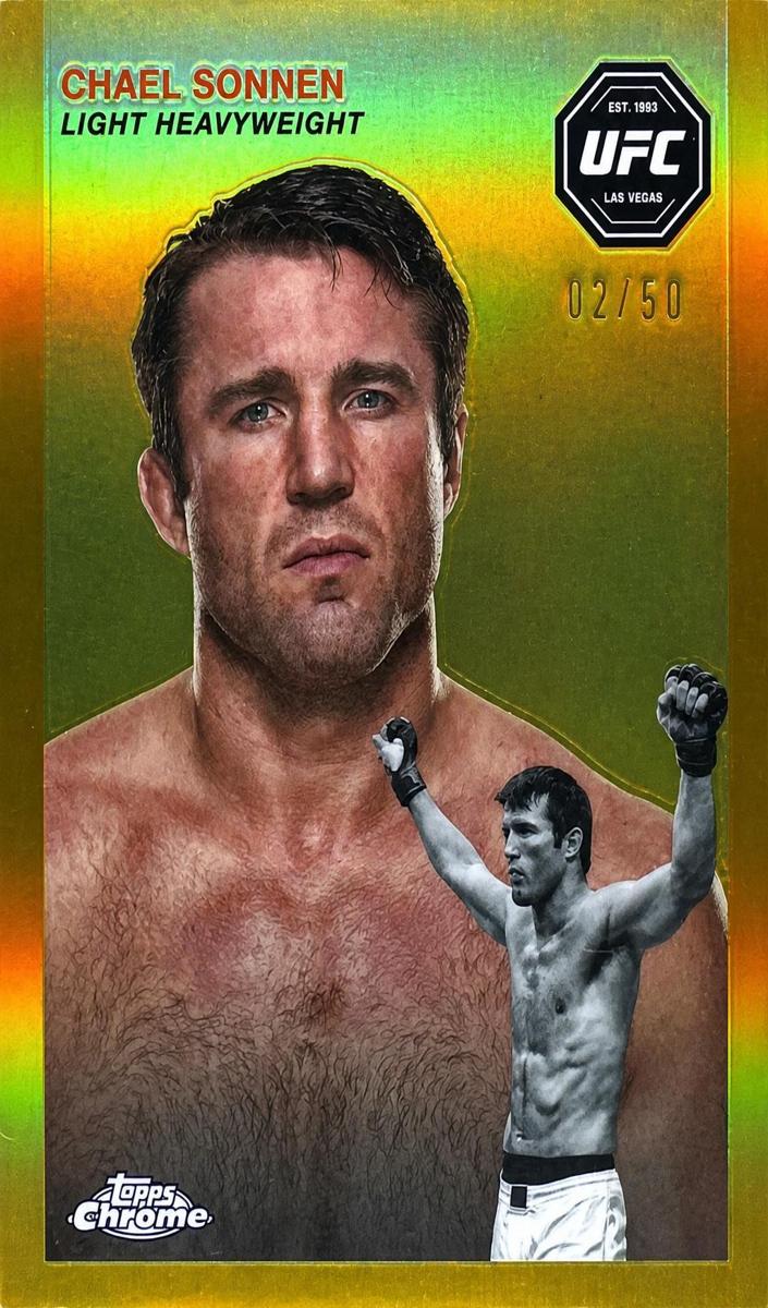 2024 Chael Sonnen [Gold Refractor] #FFT-15