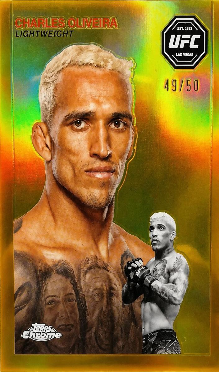 2024 Charles Oliveira [Gold Refractor] #FFT-23