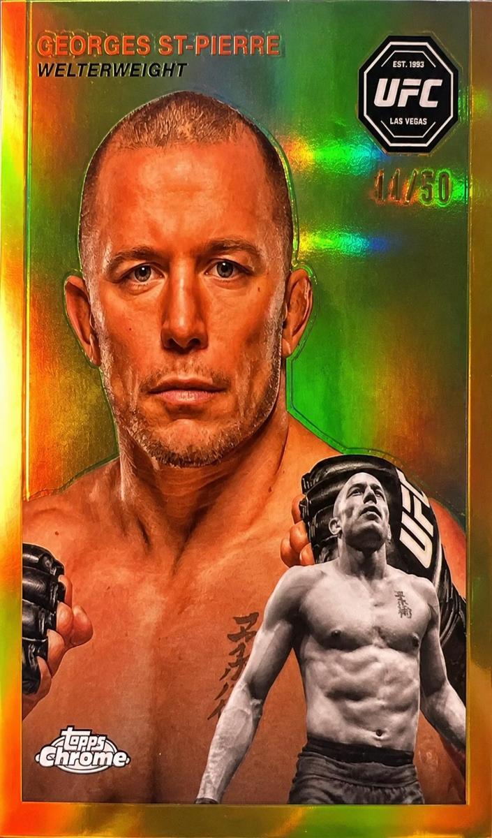 2024 Georges St-Pierre [Gold Refractor] #FFT-1