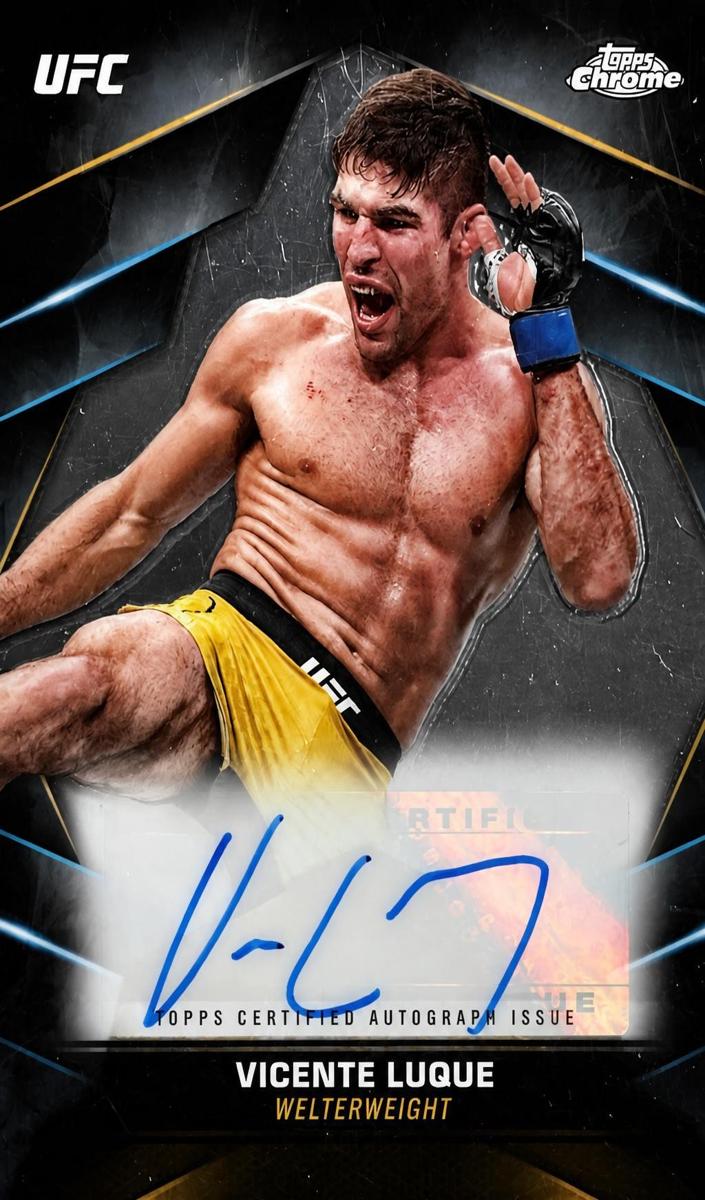 2024 Topps Chrome UFC Veteran Autograph Vicente Luque #CVA-VLU card