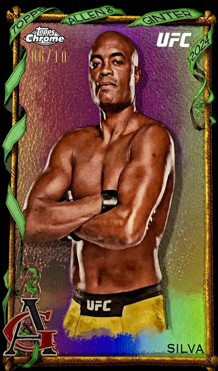 2024 Anderson Silva [Red Refractor] #AAG-25