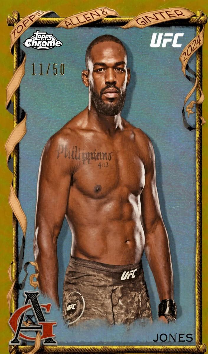 2024 Jon Jones [Black Refractor] #AAG-2