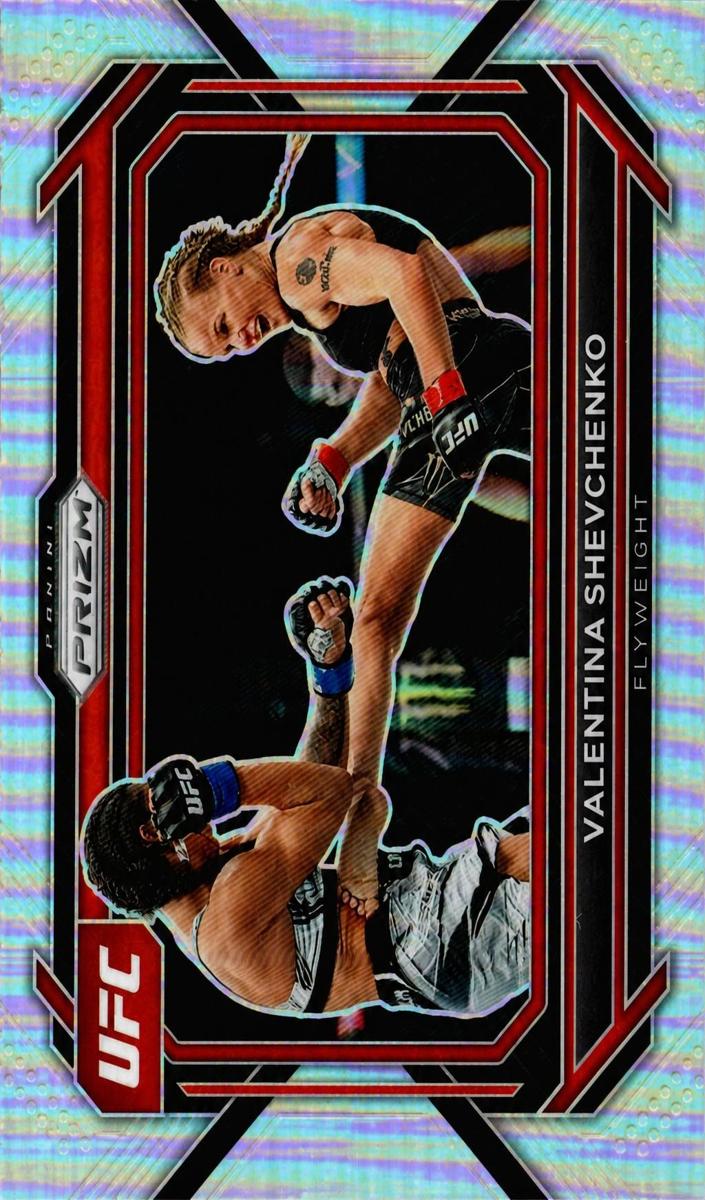 2023 Panini Prizm Valentina Shevchenko [Silver] #63 card