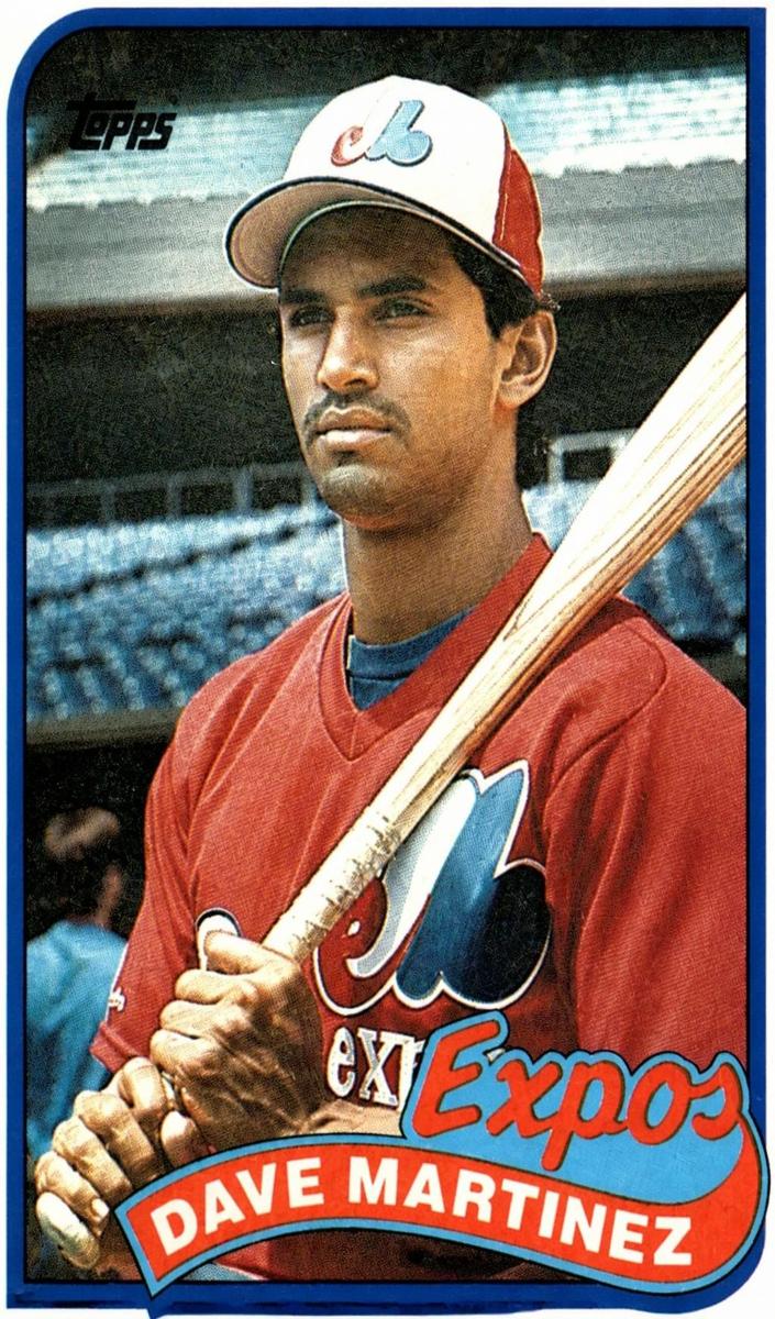 1989 Topps Dave Martinez #763 card