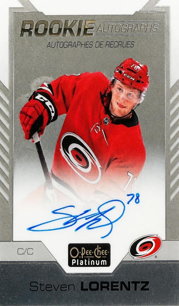 2020 O-Pee-Chee Platinum Steven Lorentz [Cosmic] #R-SL card