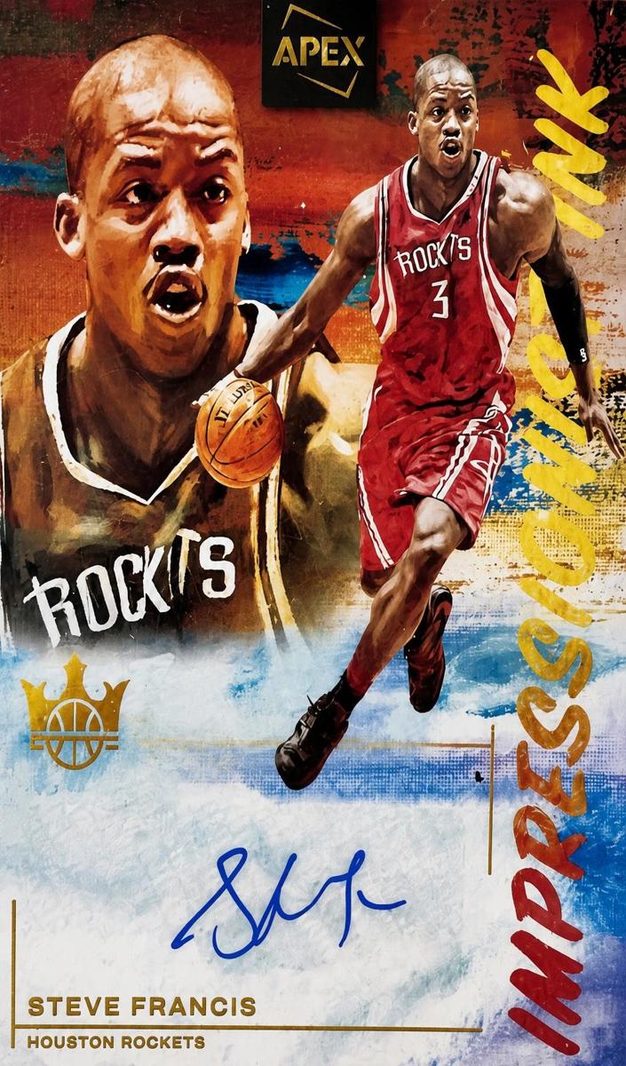 2021 Panini Court Kings Steve Francis #II-SFS card