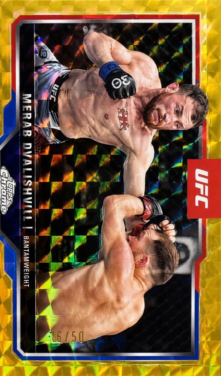 2025 Merab Dvalishvili [Gold Geometric Refractor] #118