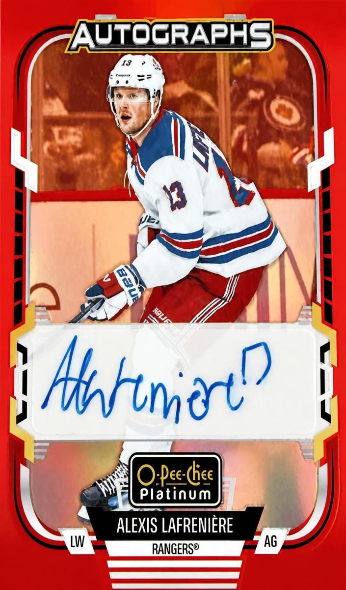 2020 O-Pee-Chee Platinum Alexis Lafreniere [Violet Pixels] #R-AL card