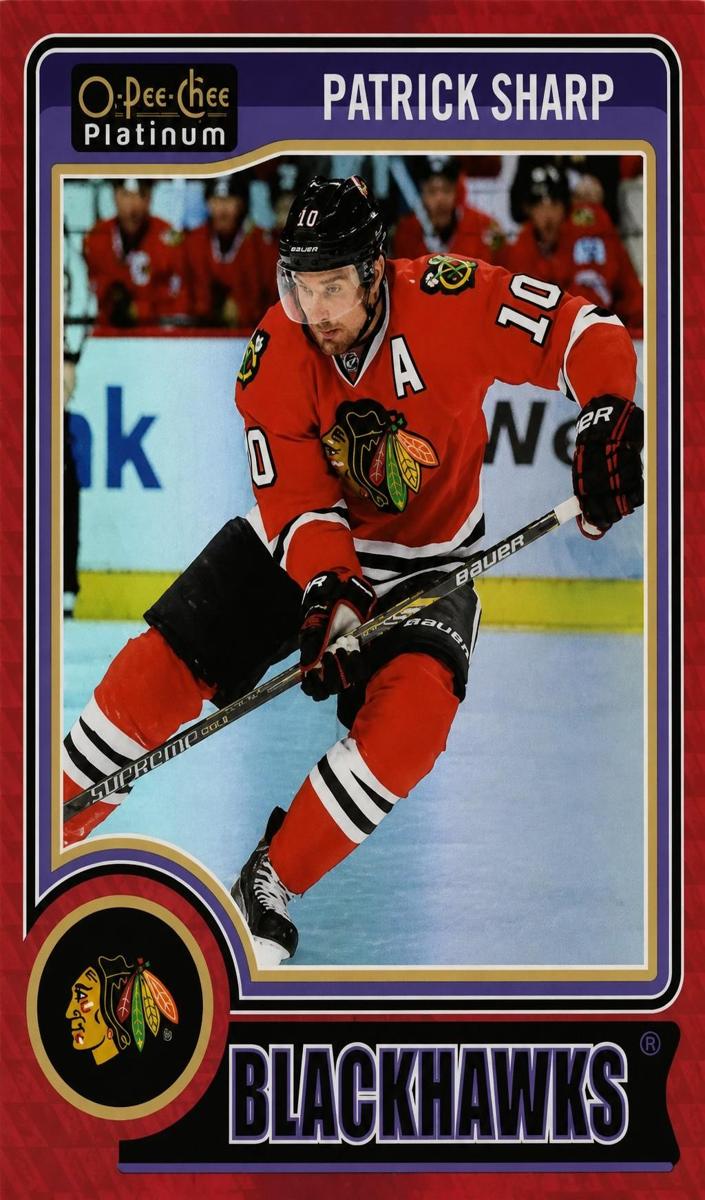2014 O-Pee-Chee Platinum Patrick Sharp #89 card