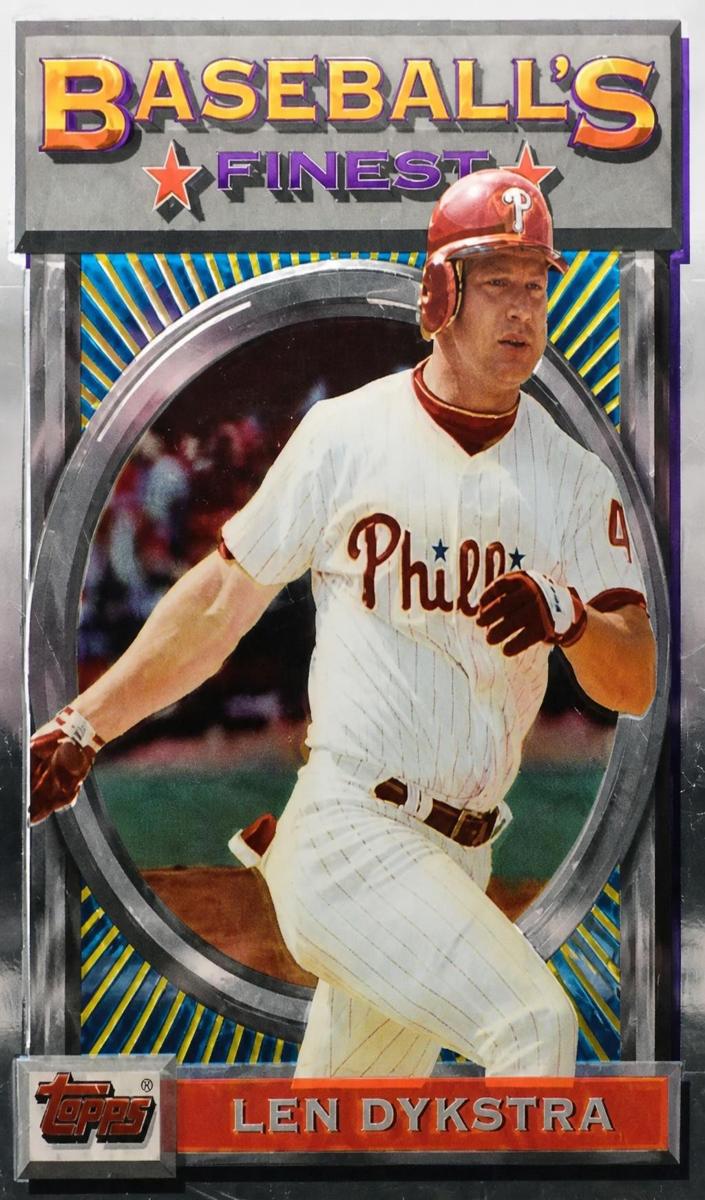 Len Dykstra 1993 Topps Finest Baseball