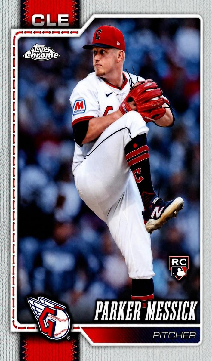 Parker Messick 2026 Topps Chrome Baseball card