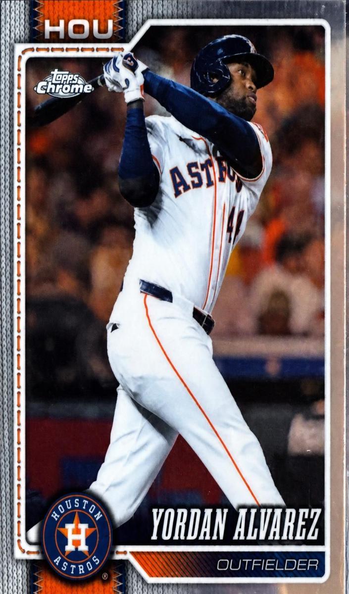 Yordan Alvarez 2026 Topps Chrome Baseball card