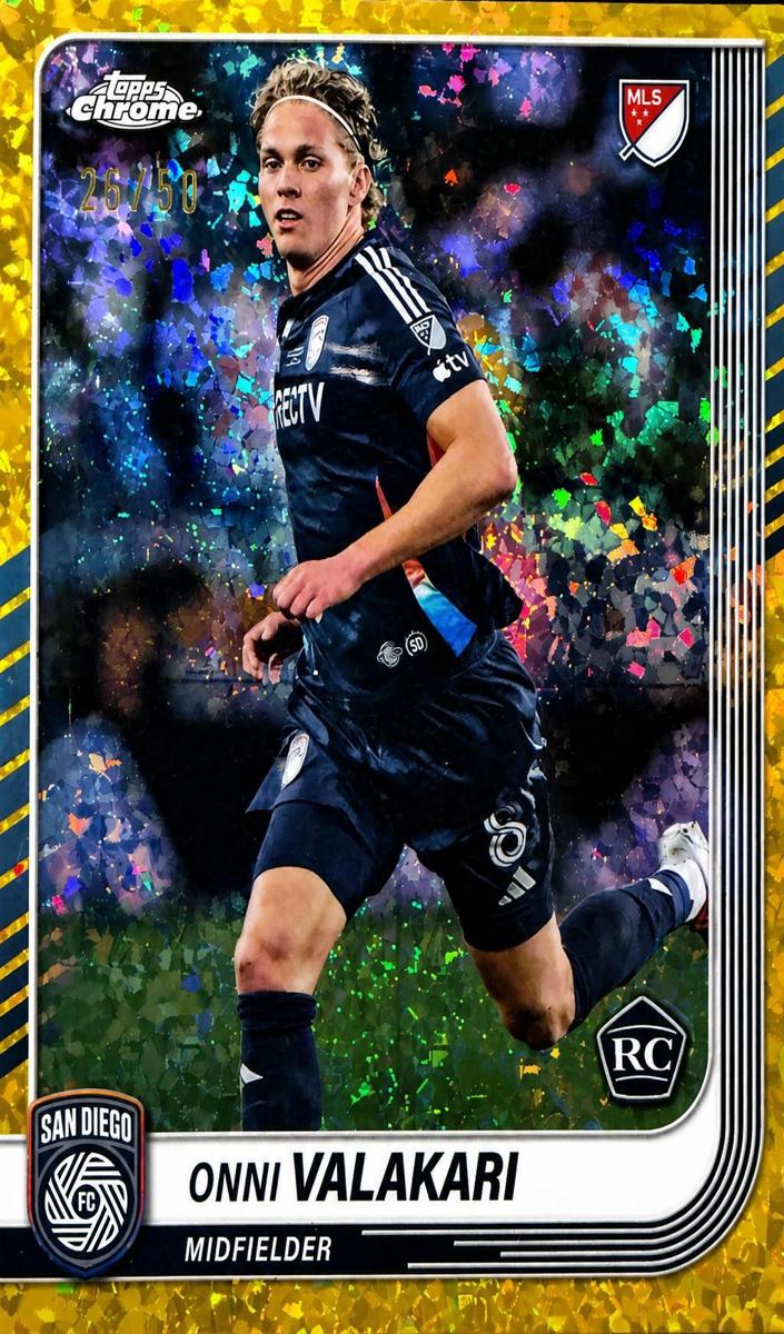 2025 Onni Valakari [Gold Mini-Diamonds Refractor] #126