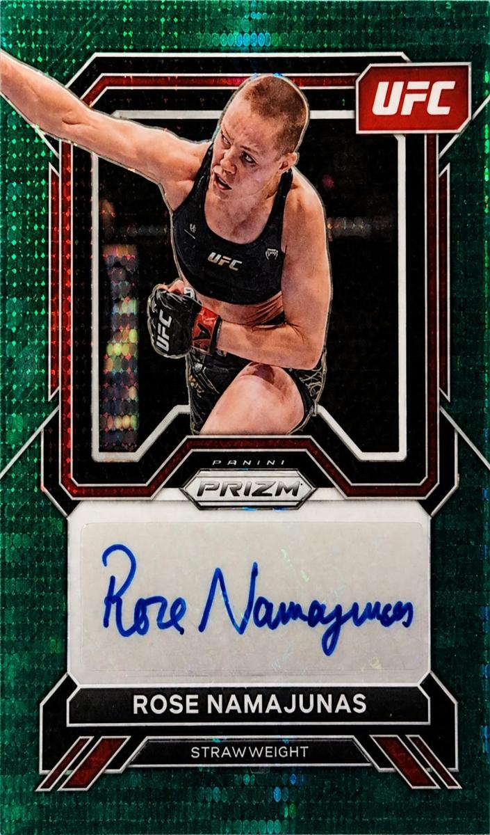 2023 Rose Namajunas [Green Pulsar] #SA-RNJ