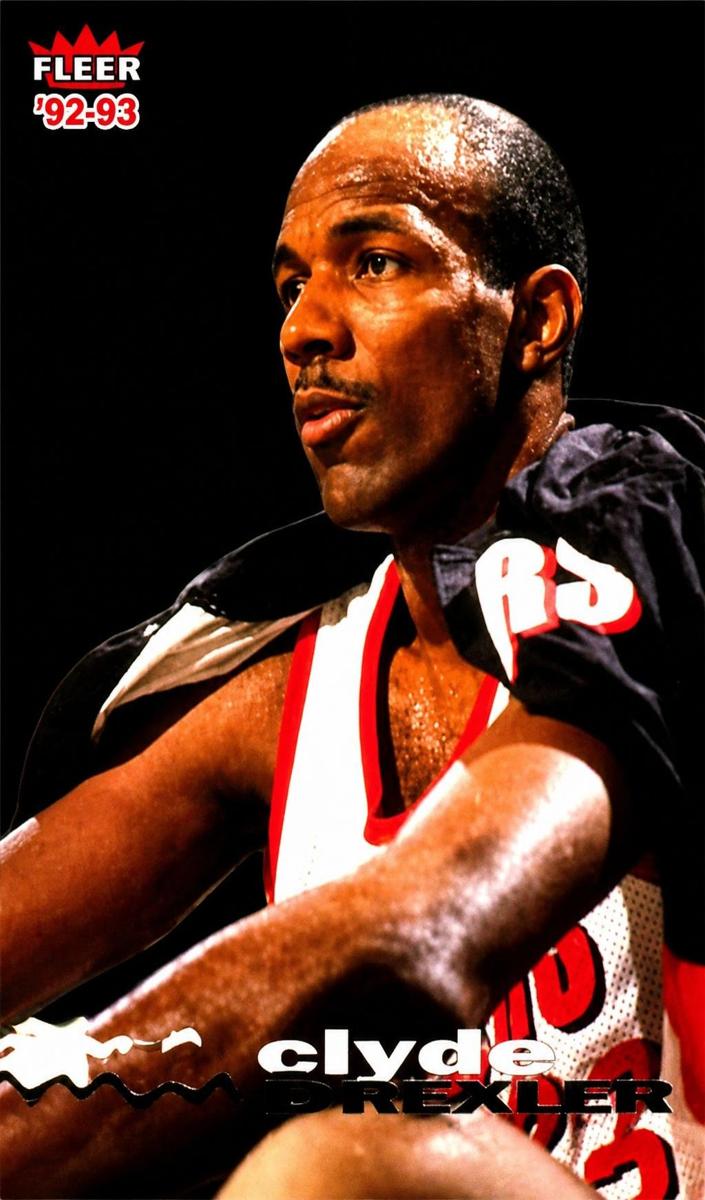 1993 Stadium Club Clyde Drexler #117 card