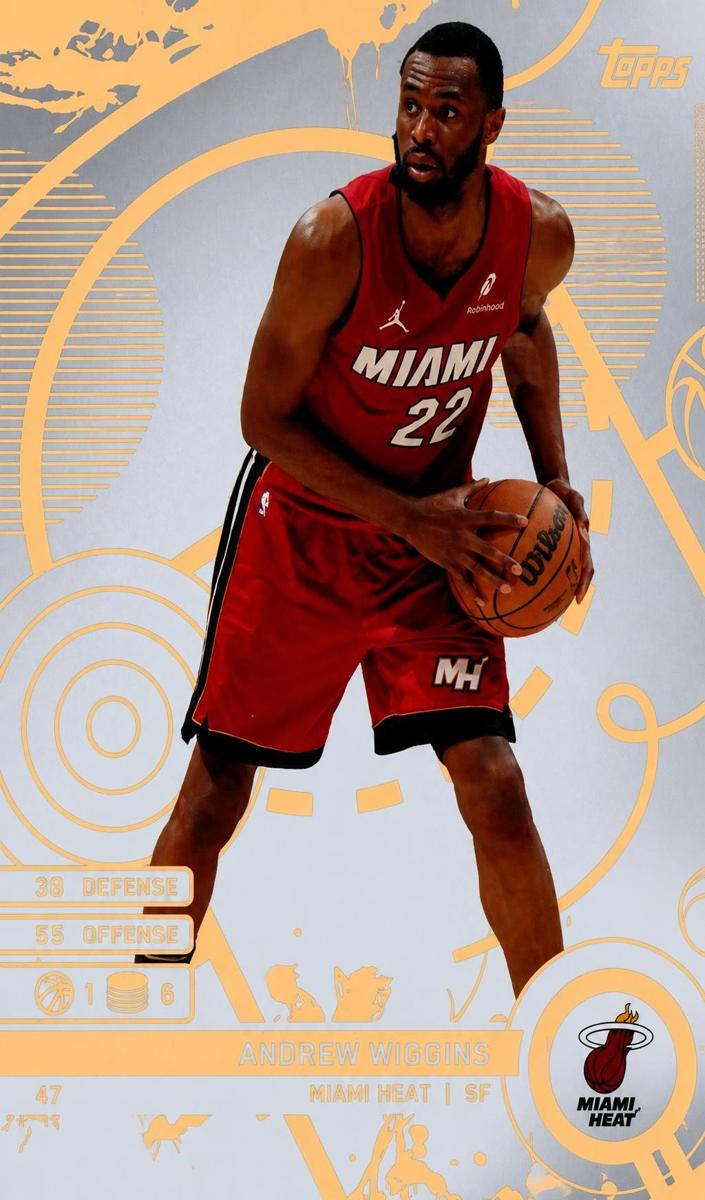 2025 Topps Match Attax Andrew Wiggins #47 card