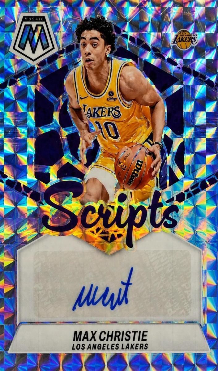 2023 Panini Mosaic Max Christie #MS-MAX card