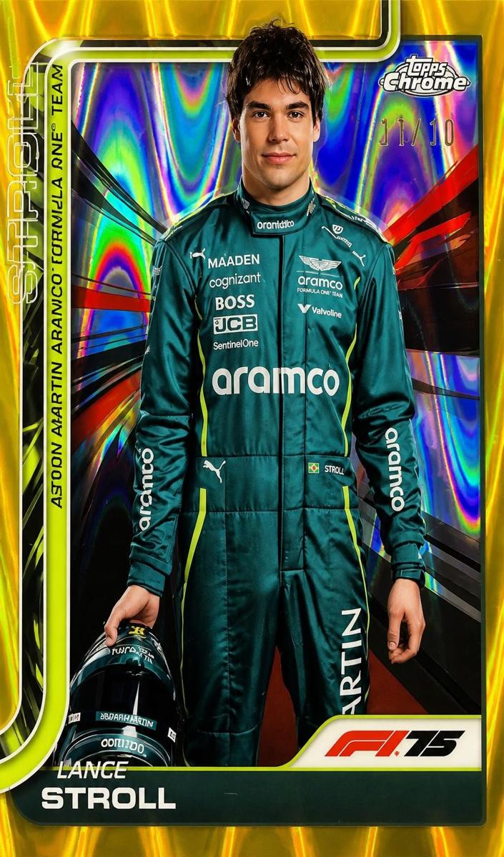 2025 Lance Stroll [Gold RayWave Refractor] #10
