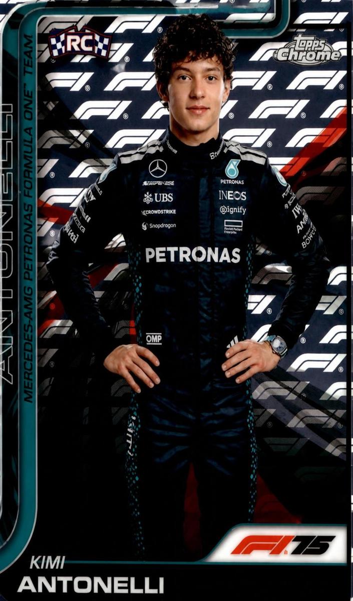 2025 Kimi Antonelli [F1 75th Anniversary Refractor] #8
