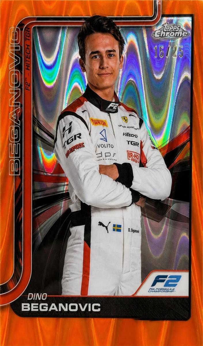 2025 Dino Beganovic [Orange RayWave Refractor] #27