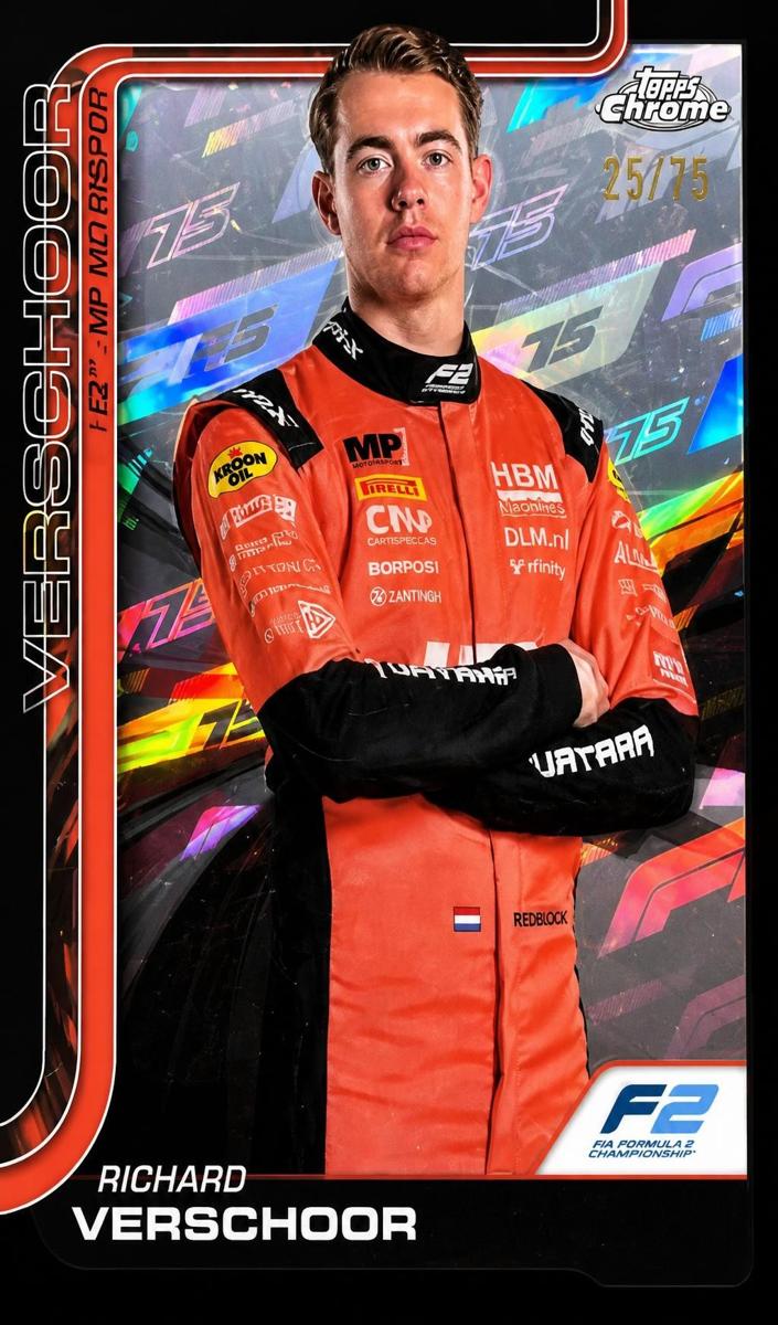 2025 Richard Verschoor [F1 75th Anniversary Refractor] #25
