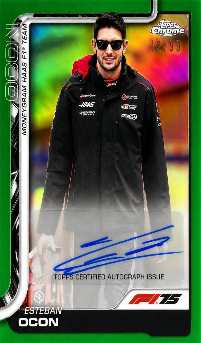 2025 Esteban Ocon [Green Refractor] #CAC-OCO