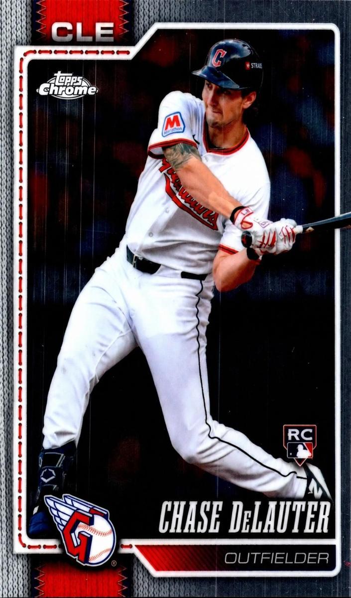 Chase DeLauter 2026 Topps Chrome Baseball card
