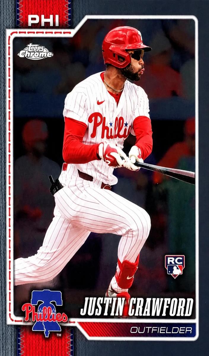 Justin Crawford 2026 Topps Chrome Baseball card