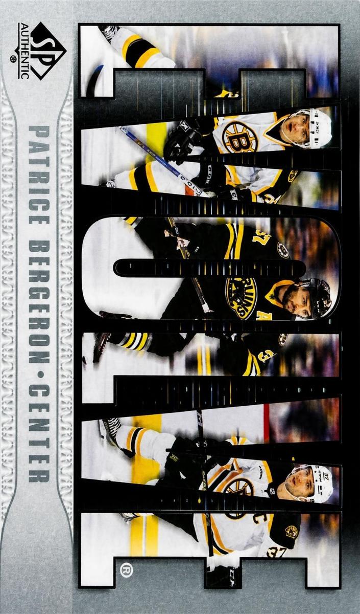 2023 SP Authentic Patrice Bergeron #E-6 card