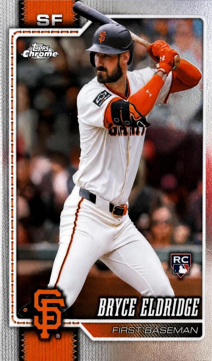 Bryce Eldridge 2026 Topps Chrome Baseball card