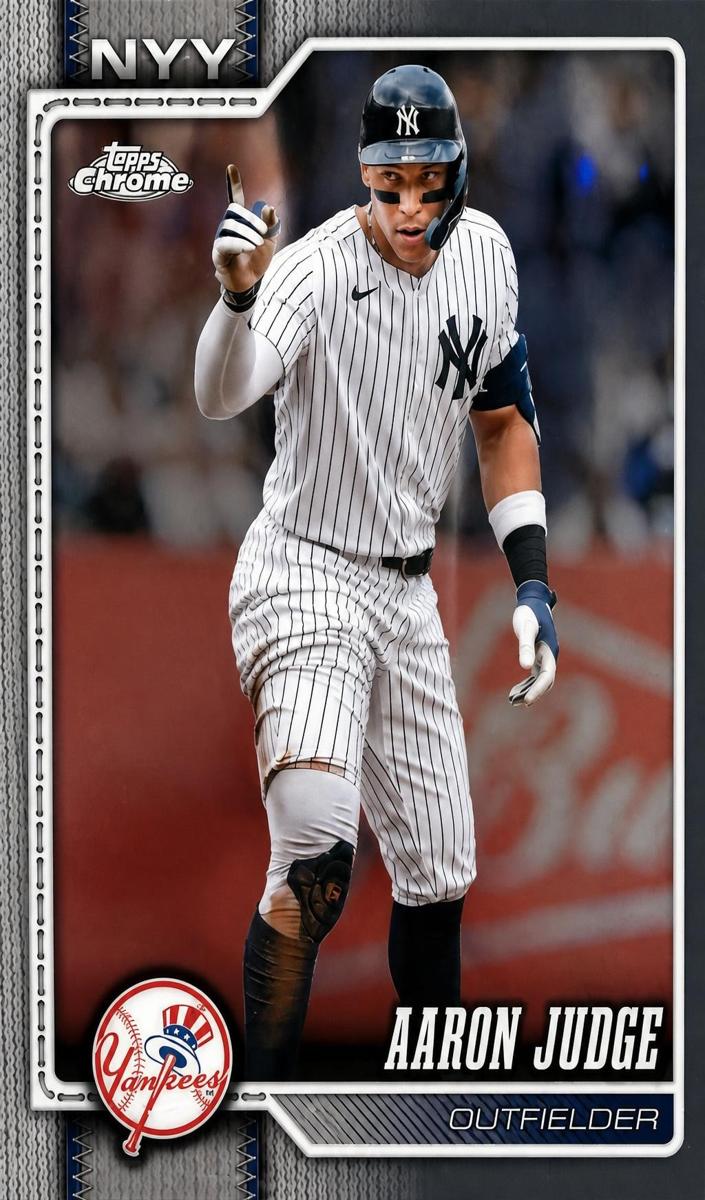 Aaron Judge 2026 Topps Chrome Baseball card