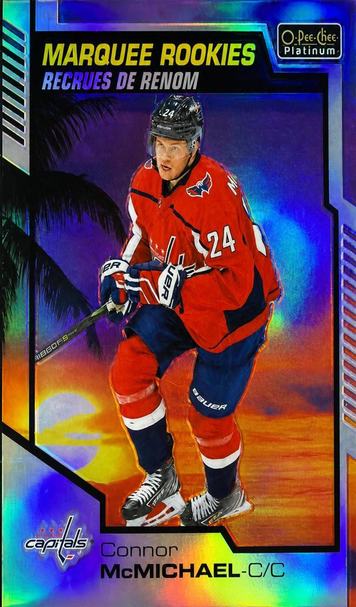 2020 O-Pee-Chee Platinum Connor McMichael [Sunset] #154 card