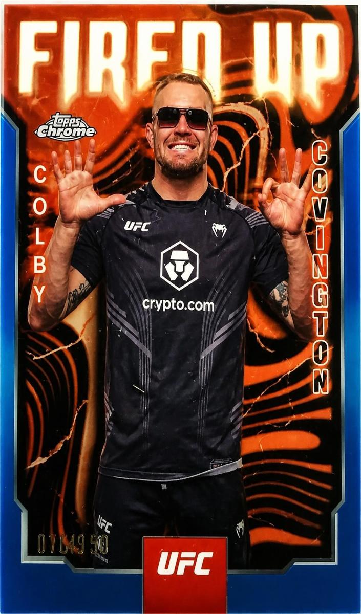 2025 Colby Covington [Blue Refractor] #FUP-21