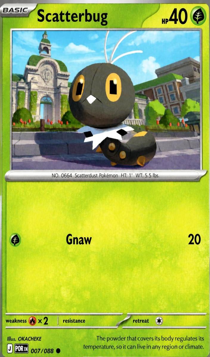 Scatterbug 2026 Pokemon Mega Evolution Perfect Order