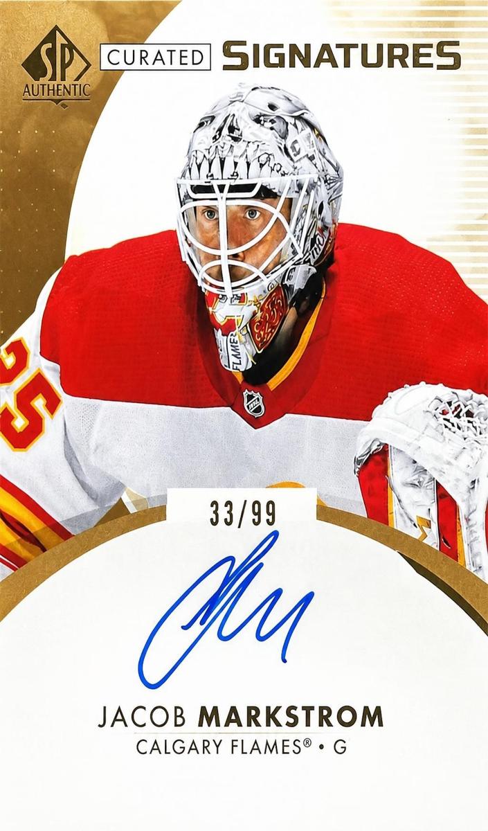 2023 SP Authentic Jacob Markstrom #SPC-MA card