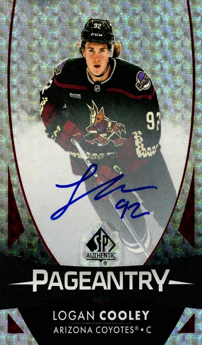 2023 SP Authentic Logan Cooley [Black] #P-63 card