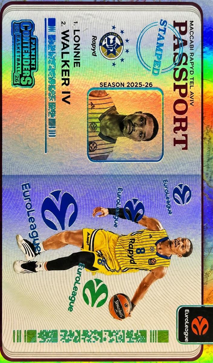2025 Panini Contenders EuroLeague Lonnie Walker IV #30 card