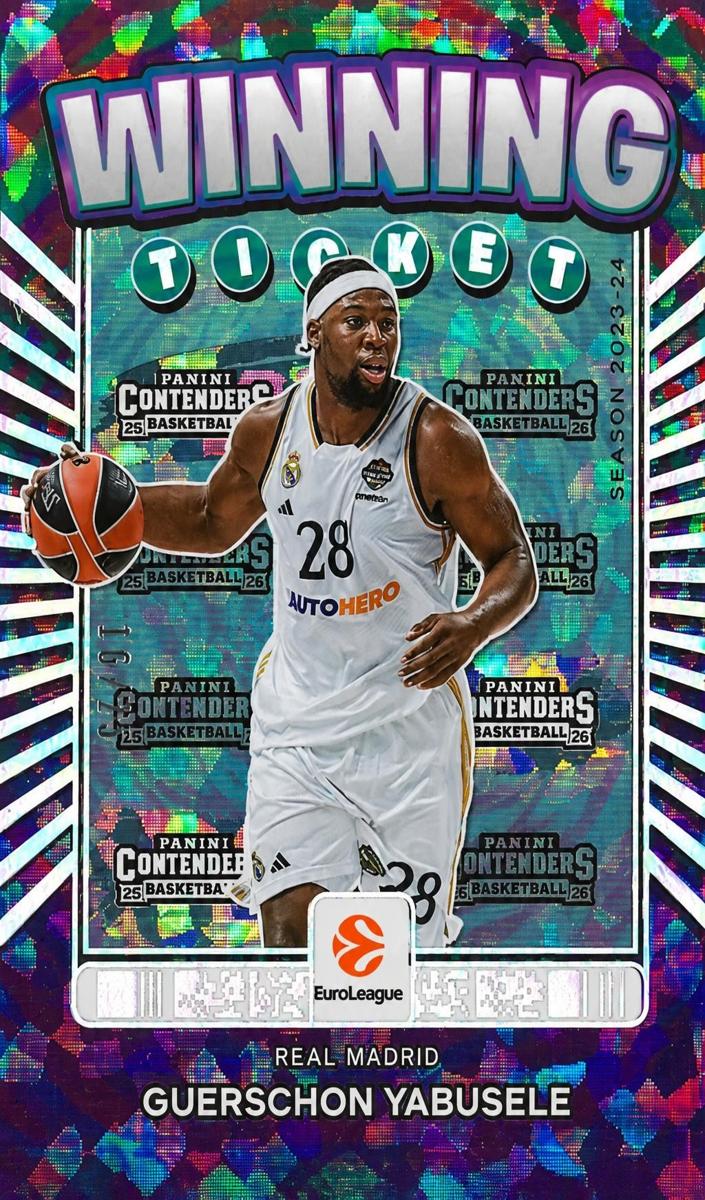 2025 Panini Contenders EuroLeague Guerschon Yabusele #18 card