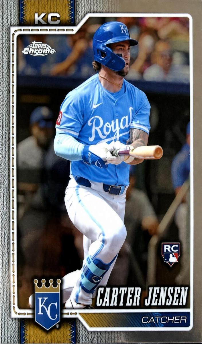 Carter Jensen 2026 Topps Chrome Baseball card