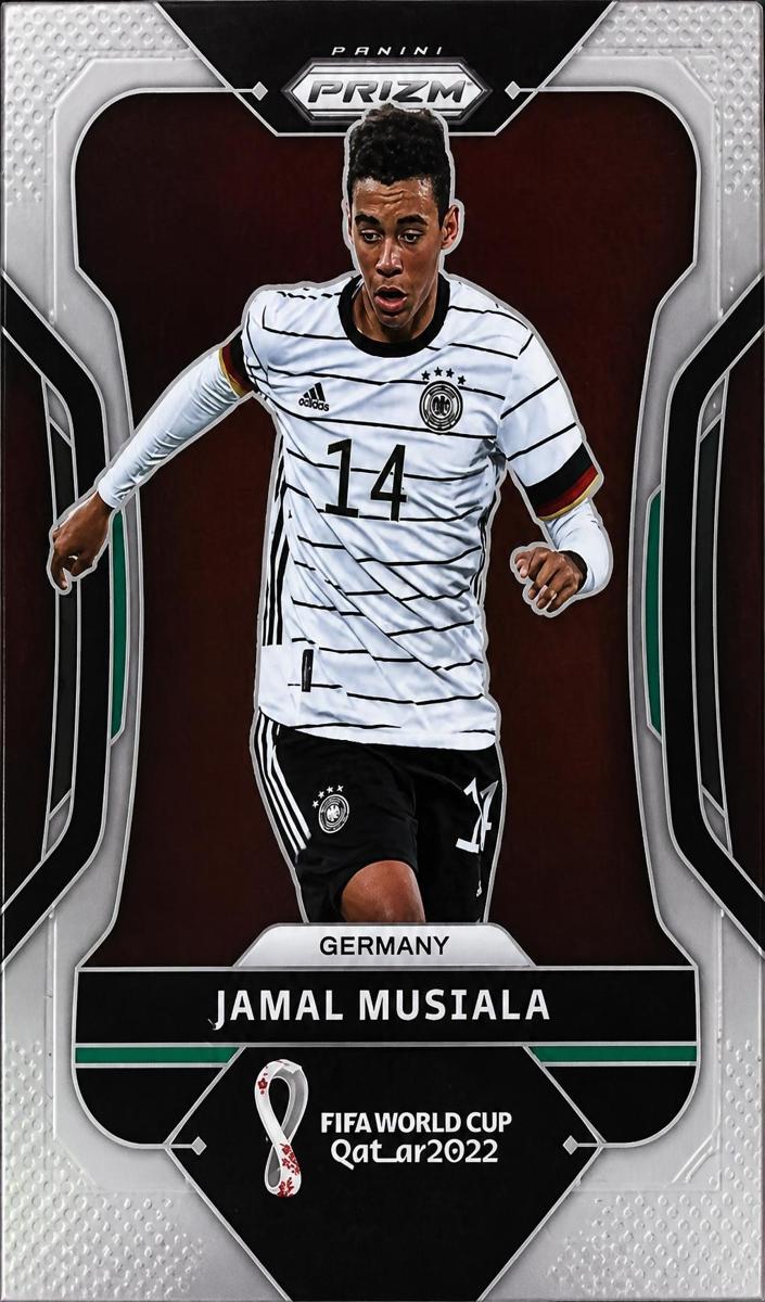 2022 Jamal Musiala [Prizms White Sparkle] #108