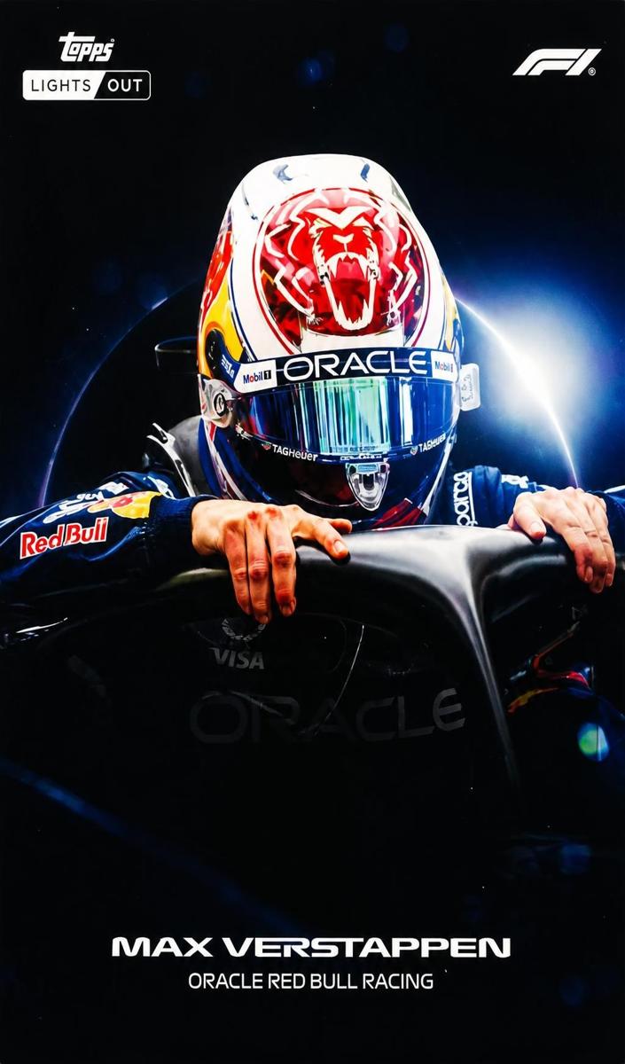 2026 Topps Lights Out F1 Max Verstappen #NNO card