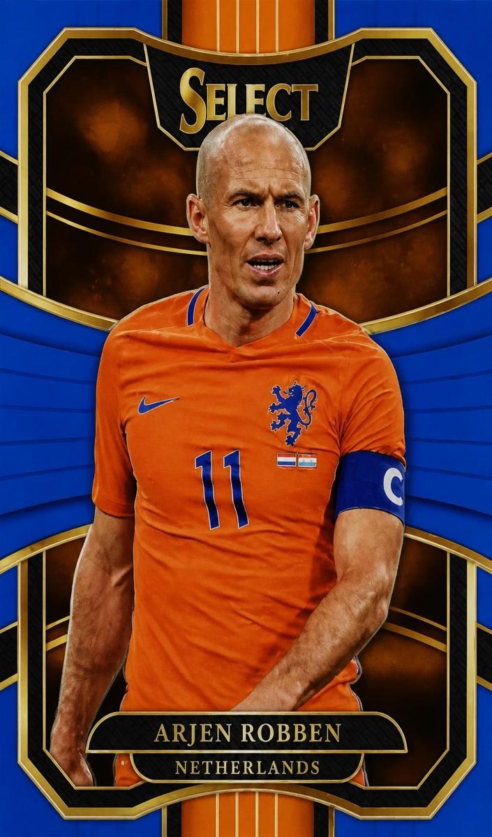 2017 Panini Select Arjen Robben [Blue] #15 card