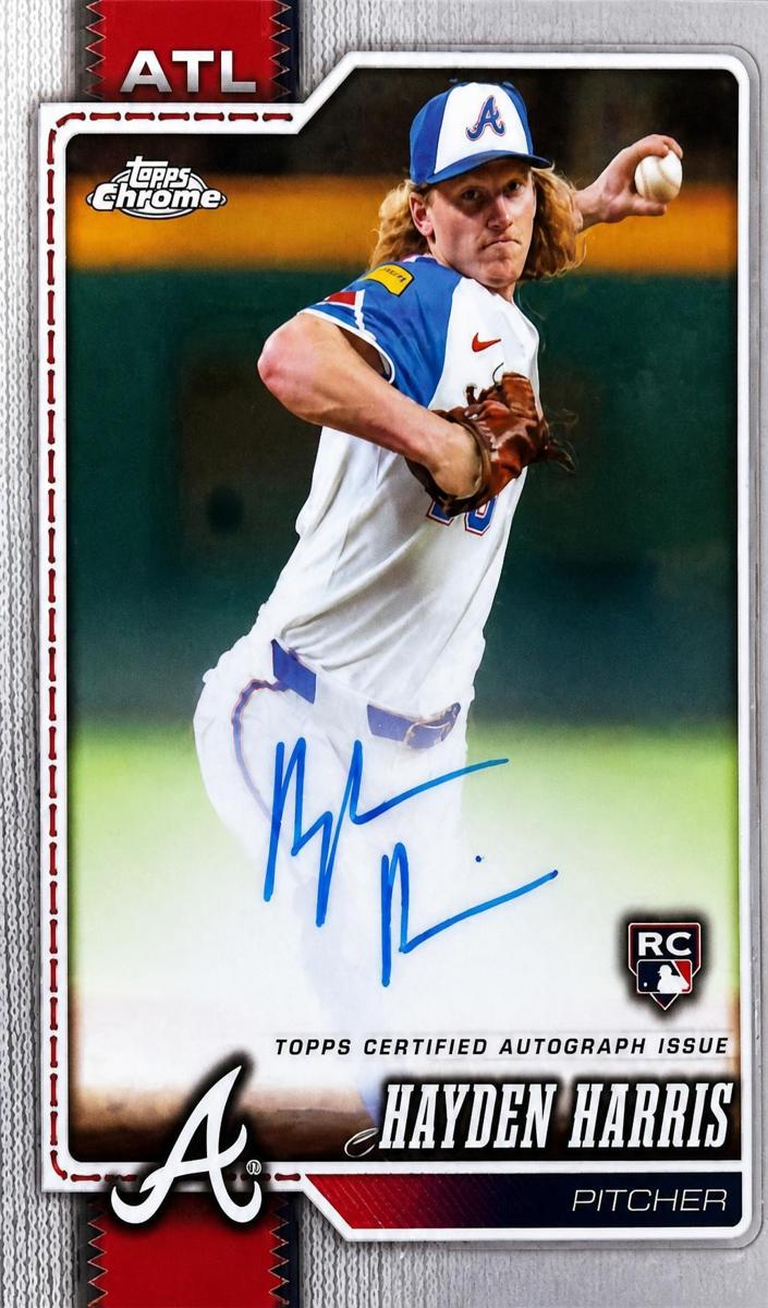 Hayden Harris 2026 Topps Chrome Baseball card